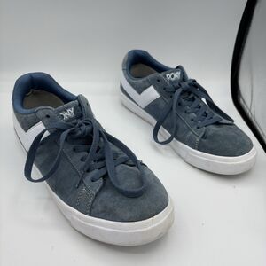 Pony Sneakers Womens Size 9.5 Classic Low‎ Top PP2CLSLO-LADIES Blue White C3